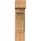 Ekena Millwork Imperial Block Smooth Bracket w/ Offset Brace, Western Red Cedar, 7 1/2"W x 18"D x 30"H BKT0806X18X30IMP05SWR - alternate 4